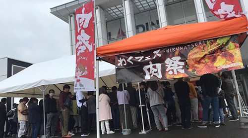 厳選肉グルメ！わくフェス肉祭in白河